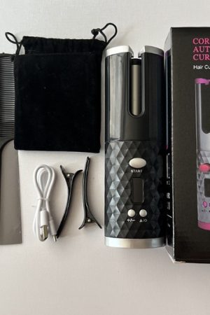 Auto-Rotating Ceramic Hair Curler